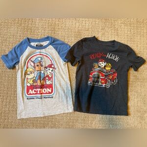 TWO 5T Paw Patrol T-Shirts